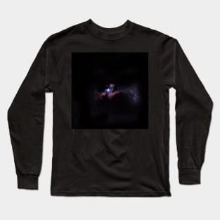 Star Trail and the Faint Moon Long Sleeve T-Shirt